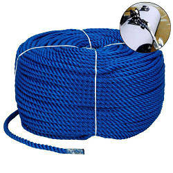 Якірна мотузка Weekender Strand. 8мм/30м. Синій. Фал човновий.