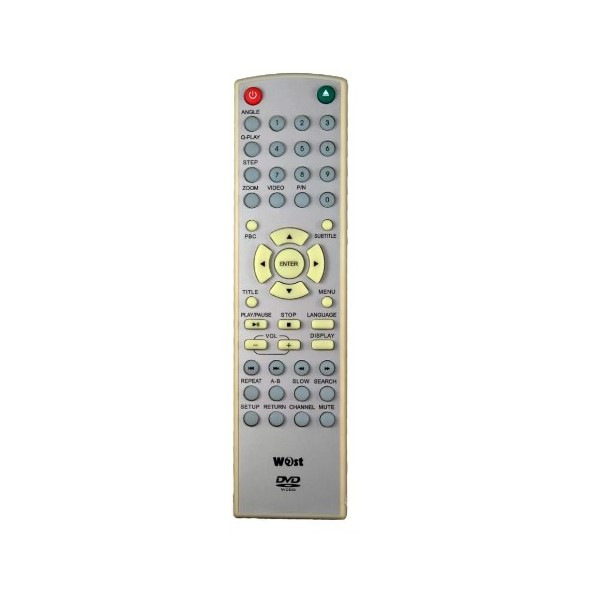 Пульт дистанційного керування для DVD-програвача West DVX5121