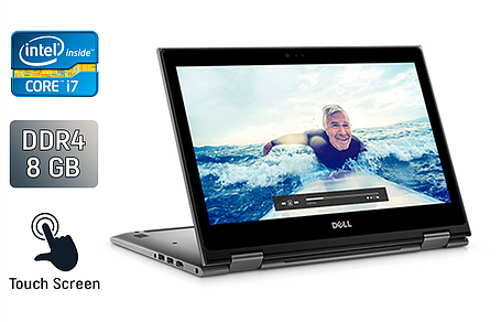 Ноутбук Б-клас Dell Inspiron 13-5368/ 13.3" (1920x1080) Сенсорний/ Core i7-7500U/ 8 GB RAM/ 480 GB SSD/ HD 620, фото 1