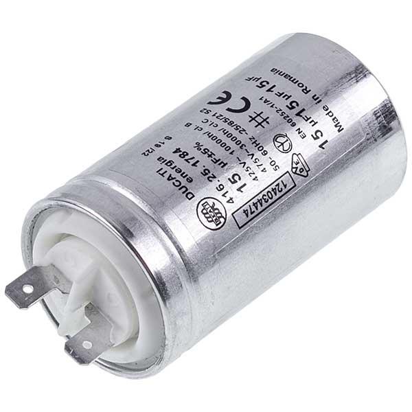 AEG 1240344745 Конденсатор Ducati 15uF 425V (2 клеми) для сушарки пральної машини