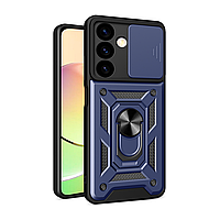 Чохол Armor Guard Shield Samsung S24 5G S921 протиударний чохол бампер із захистом камери Dark Blue brooklyn