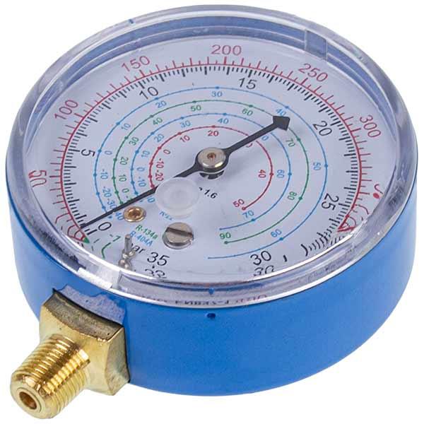 Манометр низького тиску B70/500PSI (D корпуса = 68mm, R410A R22 R134A R404A)