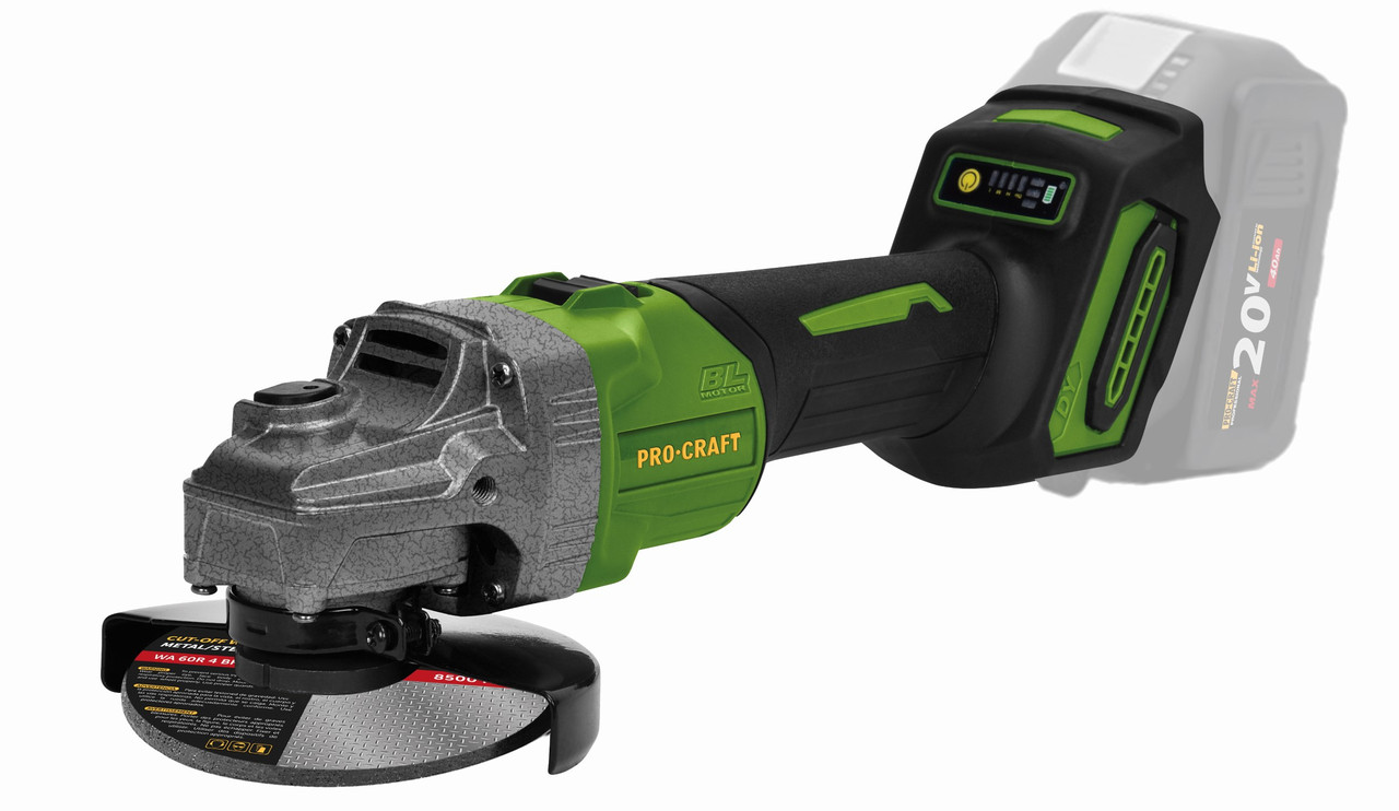 Акумуляторна болгарка Procraft PGA30 (без АКБ і ЗП), фото 1