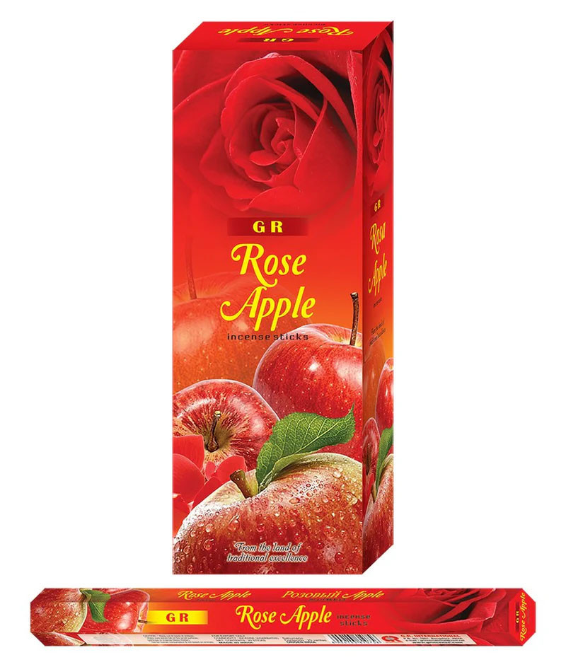 GR ROSE APPLE (шестигранник) Троянда з яблуком, фото 1