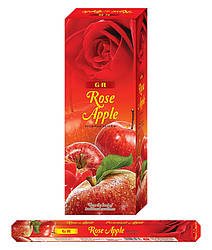 Пахощі ароматичні палички Троянда з яблуком шестигранник GR ROSE APPLE