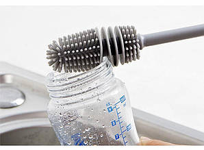 Багатофункціональна щітка для миття пляшечок та келихів