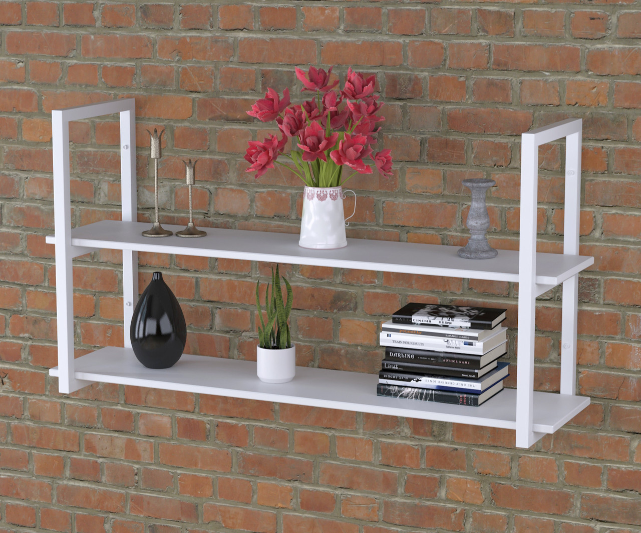 Полиця PL-2-18 Loft Design Білий 112 см Білий