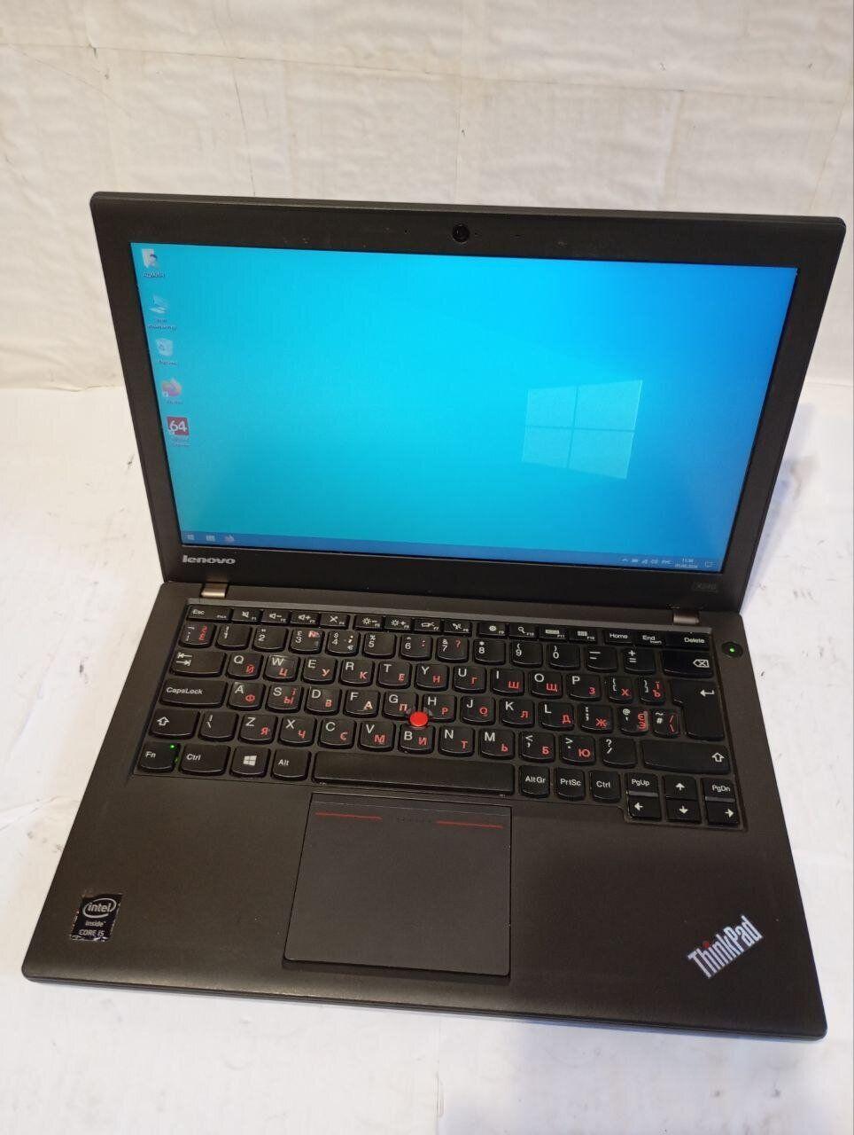 Б/в Нетбук Б-клас Lenovo ThinkPad X240 12.5" 1366x768| Core i5-4200U| 8 GB RAM| 120 GB SSD| HD 4400