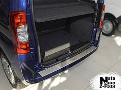 Накладка на бампер із загинанням Fiat FIORINO з 2008 р.