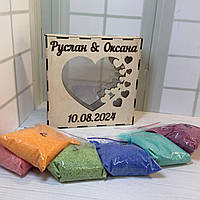 Пісочна рамка для церемонії в натуральному кольорі