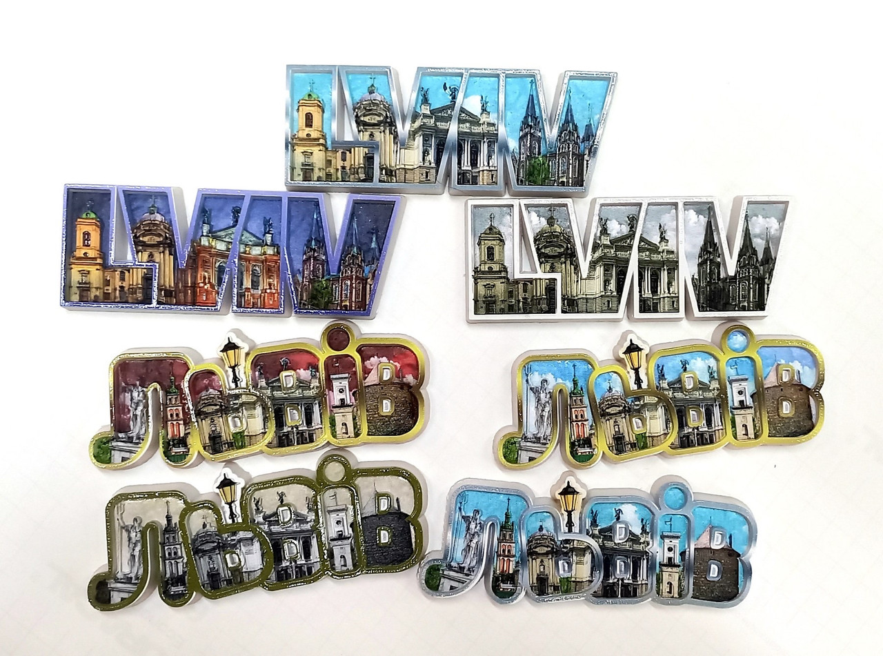 Магніти полістоун під замовлення ваш дизайн