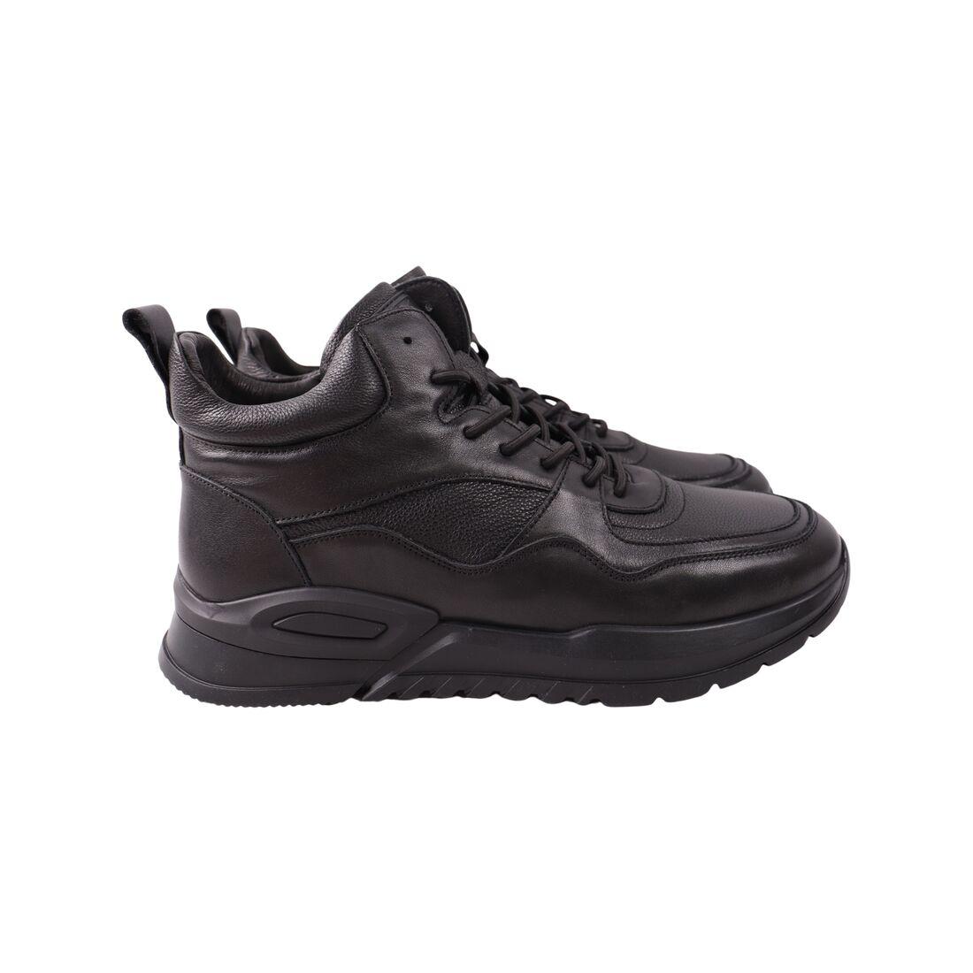 Черевики чоловічі Berisstini чорні натуральна шкіра, 45, фото 1