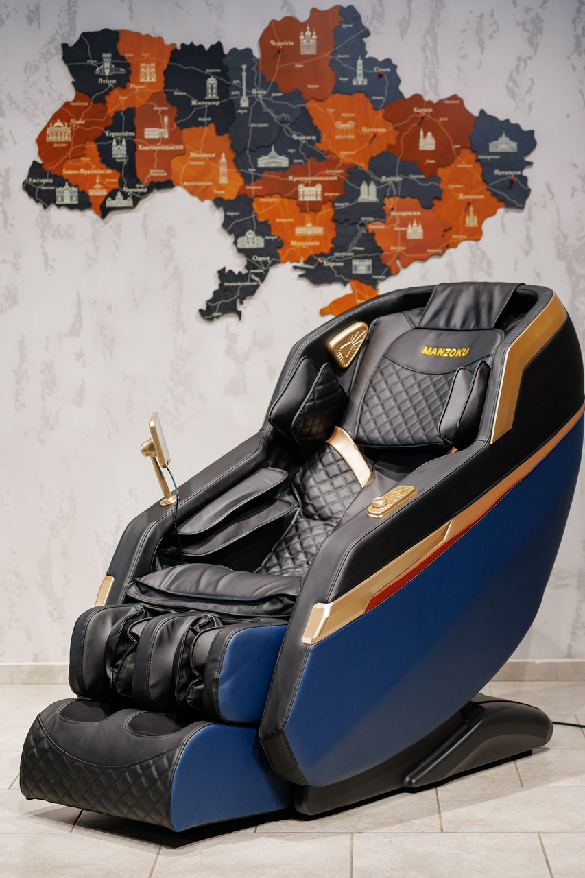 Крісло масажне Manzoku Simbol Black, фото 1