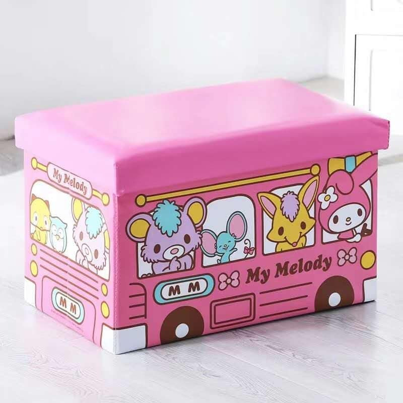 Уцінка. Пуф-короб складаний "My melody", банкетка-органайзер, 49*31*31см