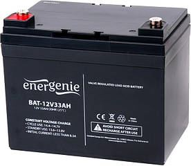 Акумуляторна батарея EnerGenie 12V 33Ah AGM (BAT-12V33AH Акумулятор для ДБЖ
