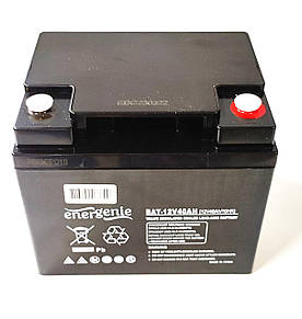 Акумуляторна батарея EnerGenie 12V 40Ah AGM (BAT-12V40AH), Акумулятор ДБЖ