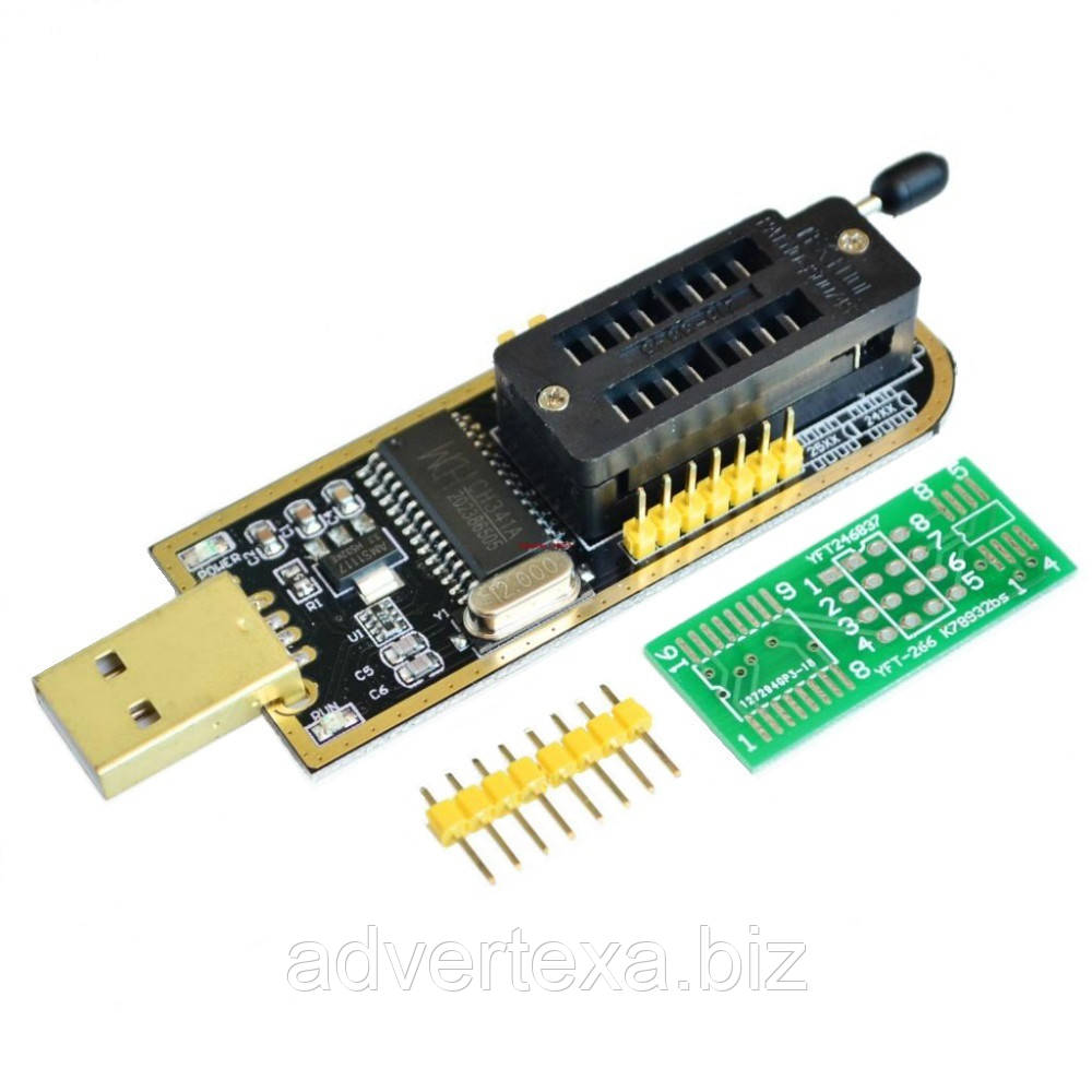 USB Програматор CH341A I2C/SPI/UART EEPROM Flash BIOS