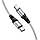 Кабель HOCO X50 Type-C to Type-C Exquisito 100W charging data cable(L=2M) Gray, фото 2