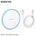 Бездротовий зарядний пристрій BOROFONE BQ3 Pro 15W wireless fast charger Silver, фото 4