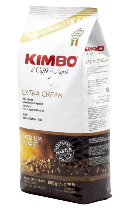 Кава в зернах Kimbo Extra Cream 1 кг Італія