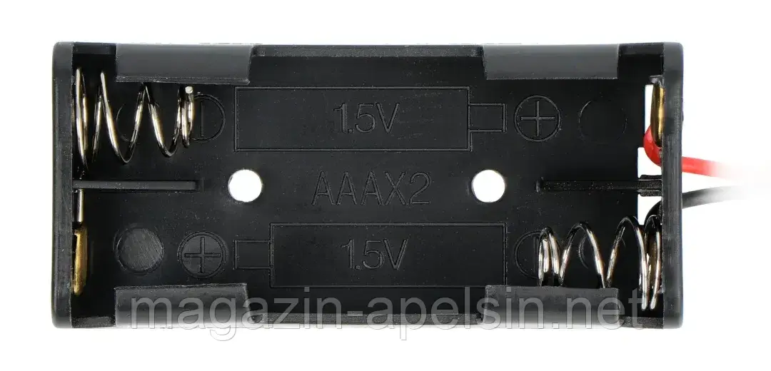 Кошик для батарейок 2xAAA з роз'ємом JST-PH