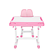 Зростаюча Парта та Стілець Для Учня Рожева Fundesk Vivo Pink Комплект Учнівська Парта + Стілець для Школяра Трансформер - фото 6 - id-p2297304519