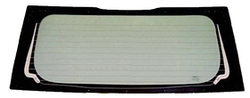 Скло заднє з підігрівом Mitsubishi Colt Z30 04-09 5D HB Xinyi стоп-сигнал