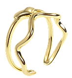 Каблучка Xuping Позолота 14K "Серце" р.16-17, фото 3