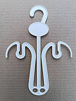 Пластикові вішалки для тапок 19 см та легкого взуття