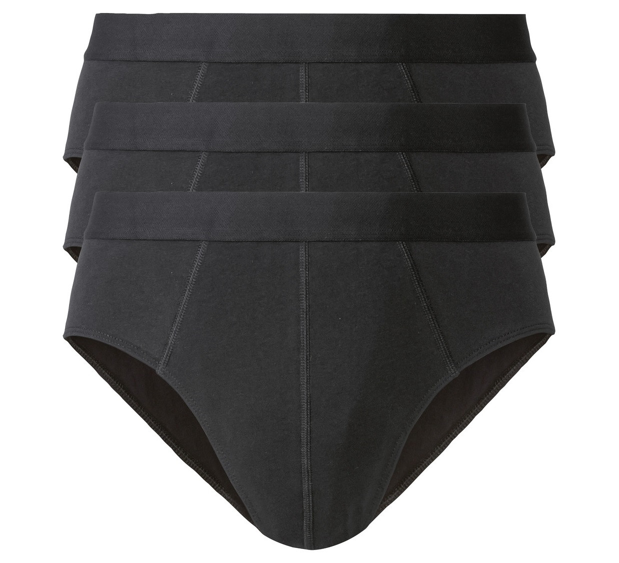 Чоловічі труси LIVERGY, 3 штуки, розмір M, колір чорний