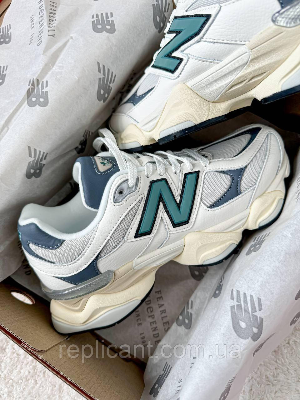 Женские Кроссовки New Balance 9060 Beige/Green жіночі кросівки New Balance