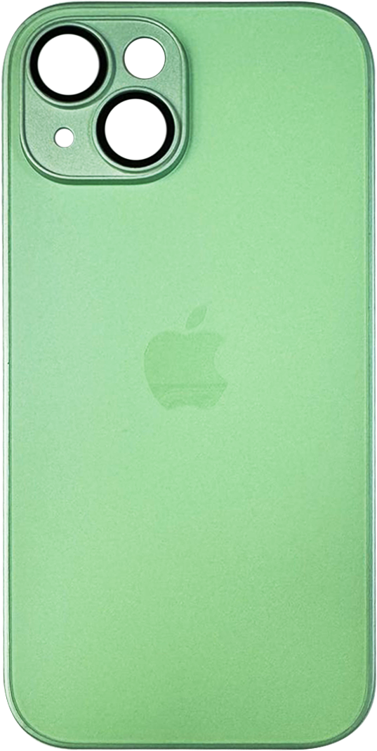 Накладка iPhone 15 light green Sapphire Glass Matt