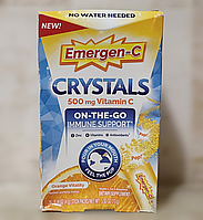 Emergen-C Crystal Vitamin C 500 mg - Вітамінна Підтримка, Імунітет, Енергія - 28 стіків