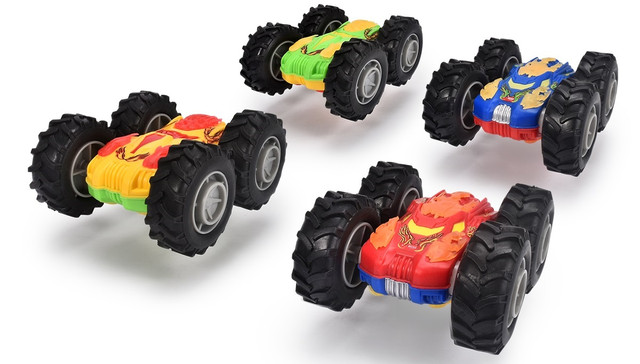 Машинка Перевертач Dickie Toys фрикційна синя 10 см (3341036)