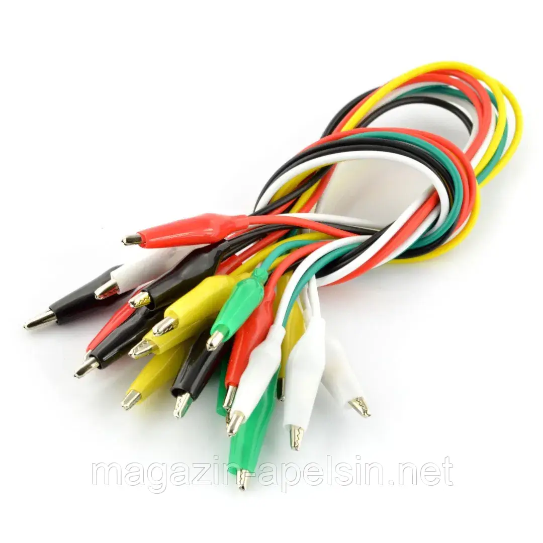 Трос крокодил - 50см кольоровий 10шт