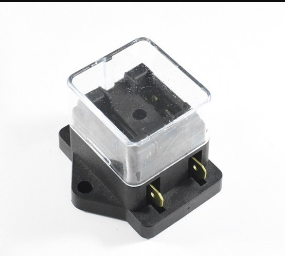 Корпус запобіжника ATO, ЄВРО на 2 євро запобіжника зі скляною кришкою SQ2715, фото 1