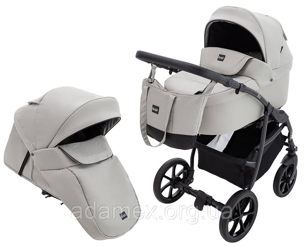 Коляска 2 в 1 Bair Rio Soft BR-04 лате, фото 1