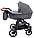 Коляска 2 в 1 Bair Palermo BP-02 графіт, фото 3