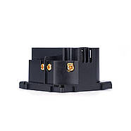 Механізм 1-клавішний вимикач 1DAL | Золото, З індикацією (86-1G1W-GD), фото 2