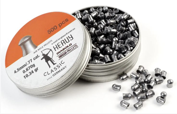 Кульки для воздушки Kandar Heavy Diabolo (0.67Г, 500шт), фото 1