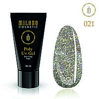 Акрил, гель (Poly Shimmer) Milano 21 30 мл