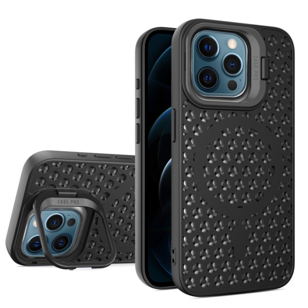 Чохол Cosmic Grater Stand для iPhone 12 Pro Max Black