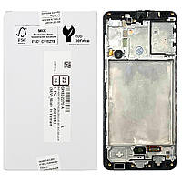 Дисплей (екран) Samsung Galaxy A31 A315F з тачскрином (Оригінал Service Pack і рамкою)