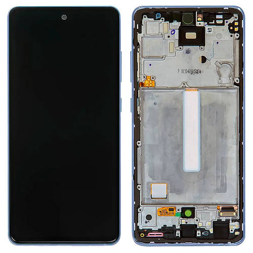 Дисплей Samsung A52 A526 A525 A528 + тачскрин, оригинал 100% с синей ...