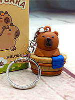 Брелок Капібара брелок іграшка  фігурка Капібара підвіска на рюкзак сумку 4,5 см Сapybara keychain