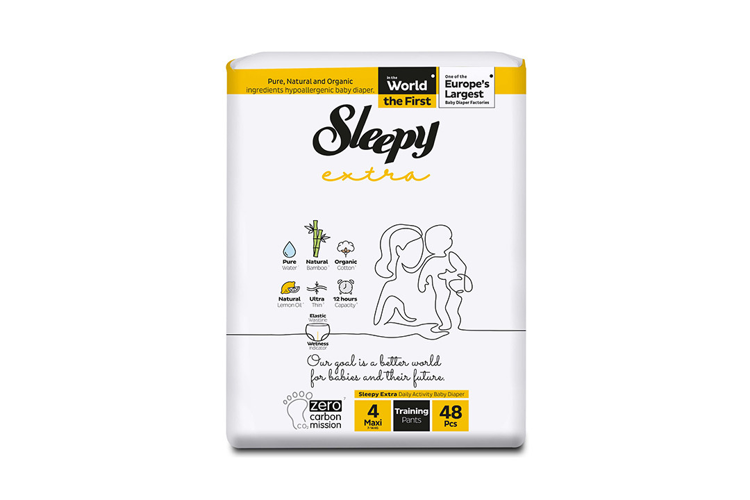 Підгузки-трусики дитячі SLEEPY Extra Maxi-4 7-14кг 48 шт. / Памперси трусиками для дітей
