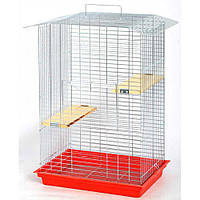 Клітка "Шиншила-Люкс" цинк, колір мікс, 565*400*850 мм (*)