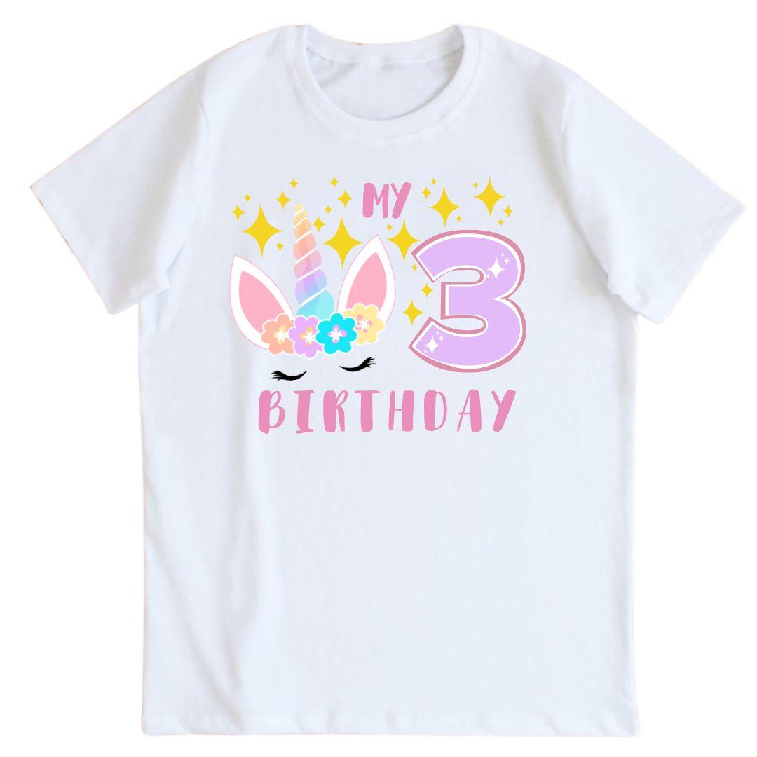 Дитяча футболка з принтом Єдиноріг 3 роки, фото 1