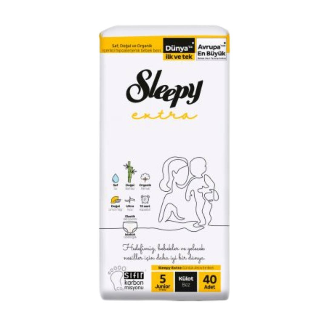 Підгузки-трусики SLEEPY Extra Junior-5 11-18 кг 40 штук