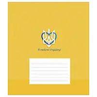 Зошит шкільний на скобі, 12 арк., клітинка, ШКОЛЯРИК